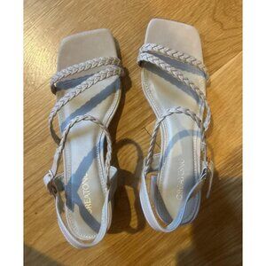 🆕Women's Heeled Sandals 1.97 inch Low Chunky Block Heels Square Open Strap